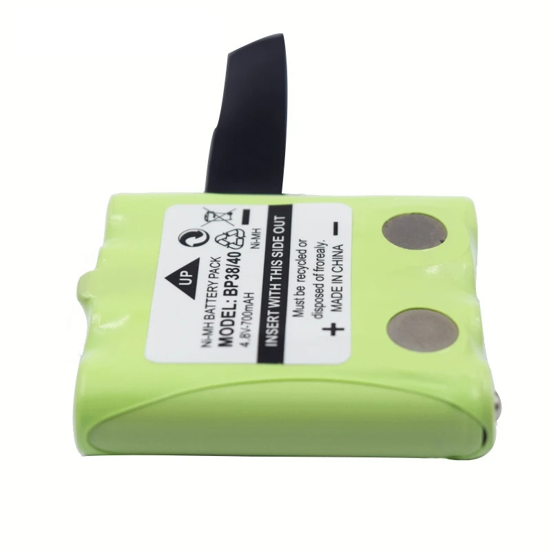 4.8V 700MAH/800MAH متولى حسن بطارية قابلة للشحن حزمة ل Uniden BP-38 BP-40 BT-1013 BT-537 FRS-008 BT-1013 GMR FRS راديو بطاريات