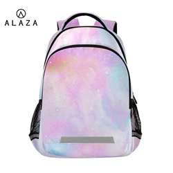 Mochila escolar grande y luminosa para la universidad, morral escolar con patrón personalizado, resistente al agua, bolso para libros de escuela primaria para niña adolescente