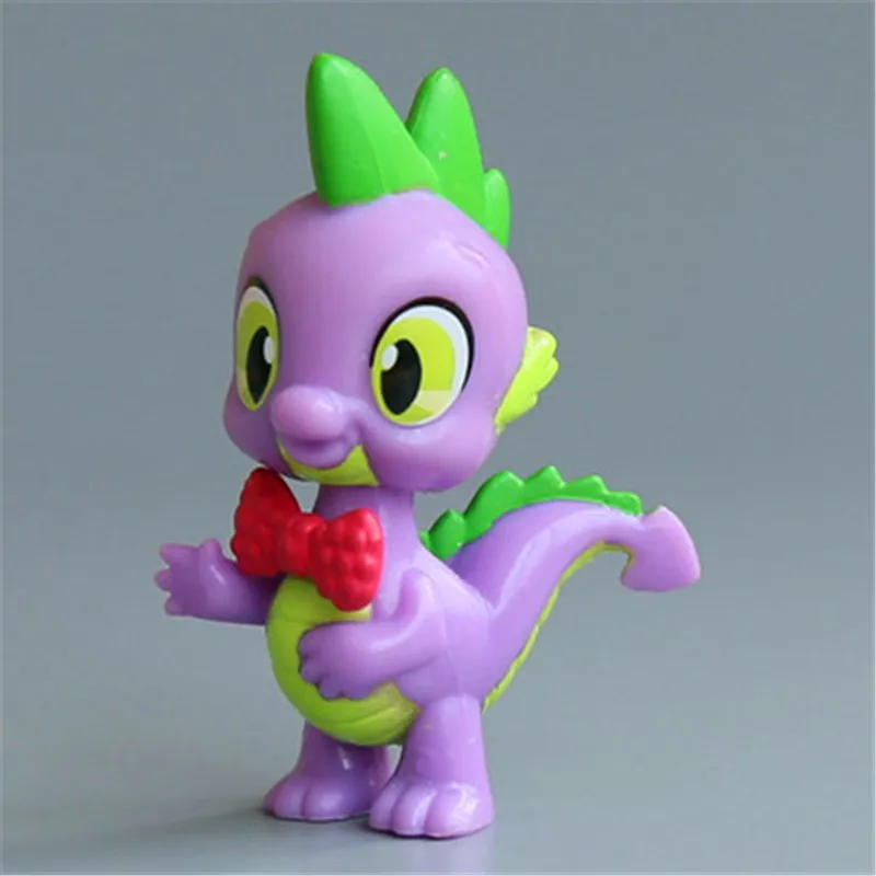 スパイクホースアクションフィギュア,小さな子供のためのPVCモデルのおもちゃ,小さな人形,6cm