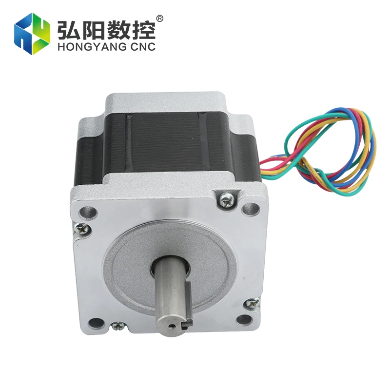 Imagem -05 - Nema 34 Stepper Motor 4a 4.5n. m Diâmetro do Eixo 12.7 14 mm Fio de Ligação para Cnc Gravura e Fresadora Impressora 3d