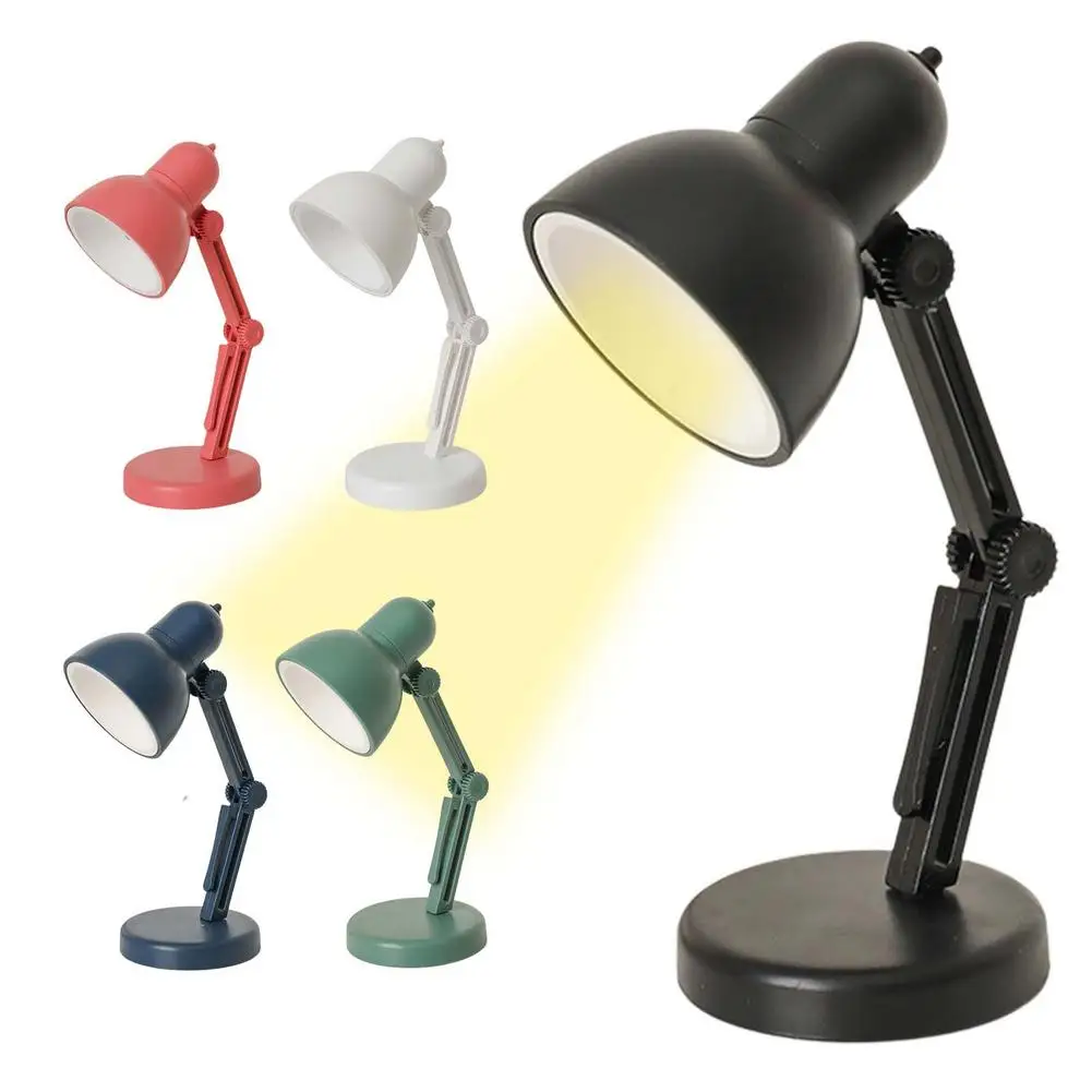 

LED Desk Lamp Mini Adjustable Reading Light With Clamp Adjustable Eye-caring Table Lamp Portable Book Table Lamp For Home Office