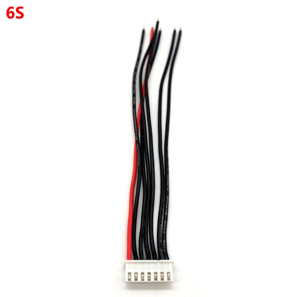 5pcs/lot Balance Charging Lead 1S 2S 3S 4S 5S 6S 7S Lipo Battery Balance head Male Plug 15CM 22AWG Silicone Cable JST-XH Plug