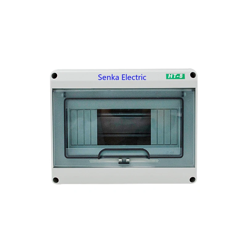 HT Series In/Outdoor Waterproof Distribution Power Box 5/8/12/15/18/24 Way Circuit Breaker Electrical MCB Panel Junction Box