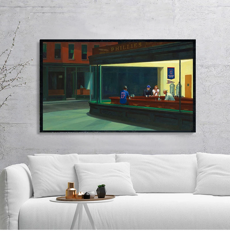 Настенная живопись, настенный холст, художественный плакат и печать, настенное искусство, Эдвард Хоппер, картина для гостиной, домашний декор Настенная живопись, настенный холст, художественный плакат и печать, настенное искусство, Эдвард Хоппер, картина для гостиной, домашний декор