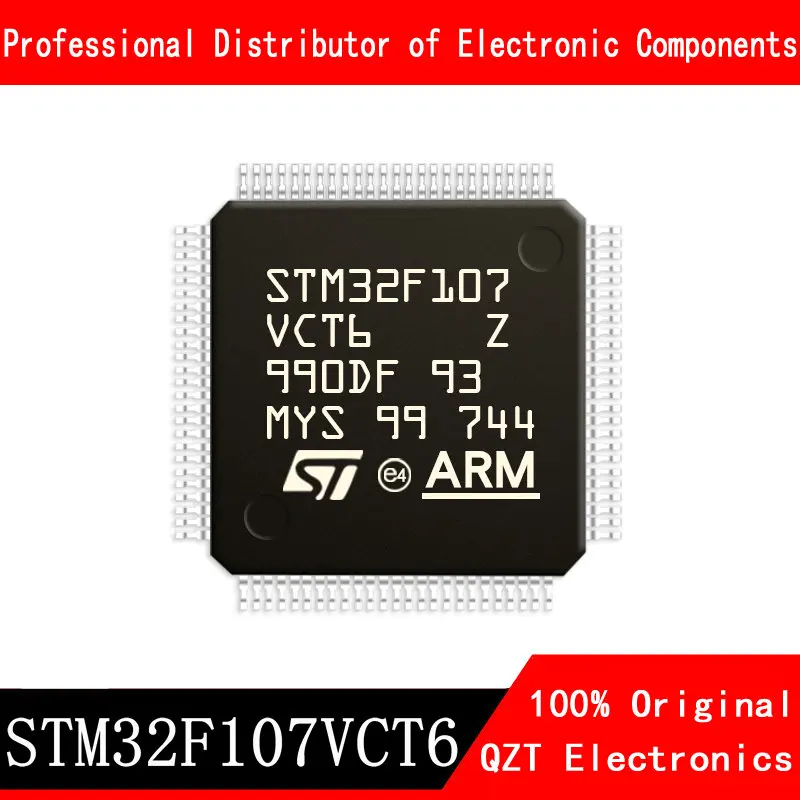 Controlador de microcontrolador stm32f107 hkfp100, novo, original, em estoque