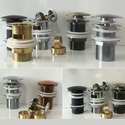 WETIPS Basin Sink Drain Stopper Click the Sink Drain Plug Sink Tap Drain Washbasin Pop Up Klik Klak Valvula Click Clack Valve