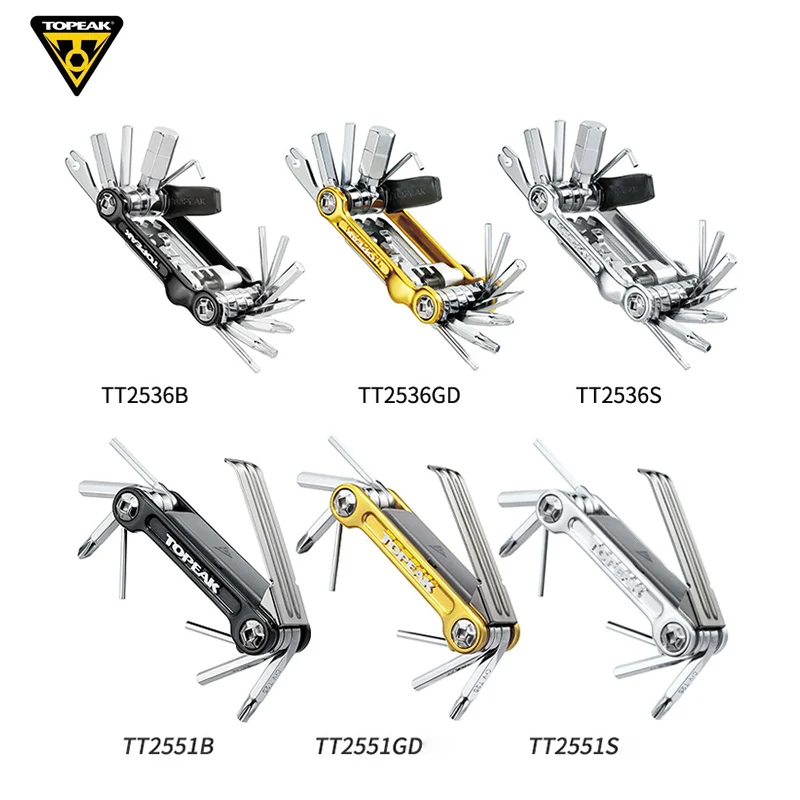 TOPEAK TT2536 TT2551 Bike Repairing Multi Tool Portable Bicycle Mini Tool Wrench Kits Bike Disassemble Kit Cycling Equipment