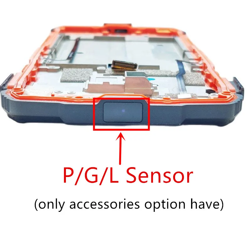 For Oukitel WP7 Phone LCD Display With Frame+Touch Screen Digitizer Assembly Repair Panel Glass+P/G/L Sensor+Earpiece+FPC Button