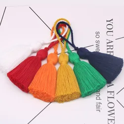 11cm Tassels Fringe with Hang Line Purl WIth Rope DIY Craft Cotton Tassel Dangle Sewing Curtains Garment Home Decoration 6pcs