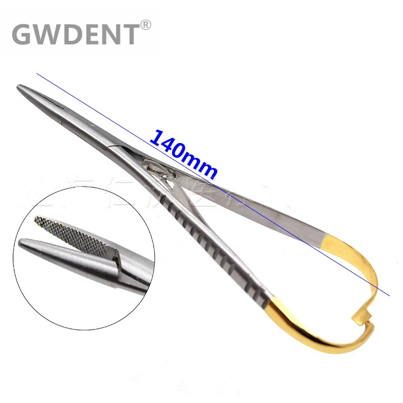 

1pcs Dental Mathieu Needle Holder Pliers Stainless Steel 14cm Forceps Orthodontic Tweezer Dentist Surgical Instrument Equipment