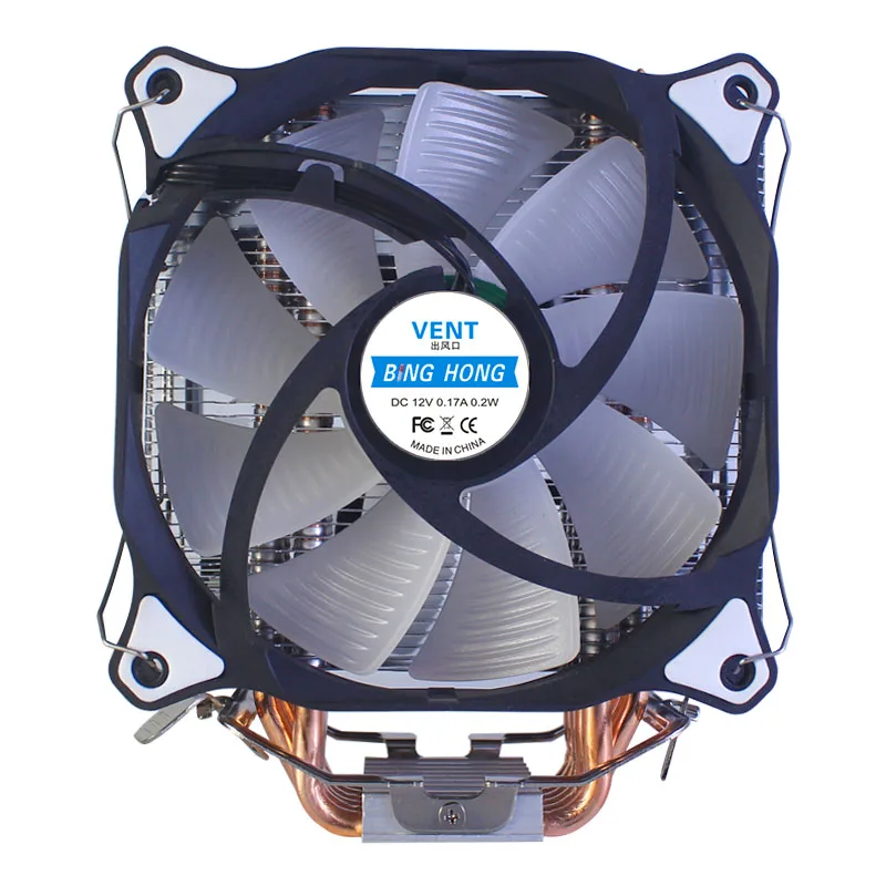 Cpu Cooler Fan Pwm 120mm 6 Heat-pipe With RGB Fans Cooling For Intel lga 775 115x 1200 1366 And AMD AM4 AM3+ x79 x99 x299 2011