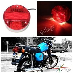 Motorcycle Accessories Tail Light For Suzuki TS125 TS150 TS250 Simson SR50 S51 MZ ETZ 150 250 251 301 LED Rear Tail Light Red