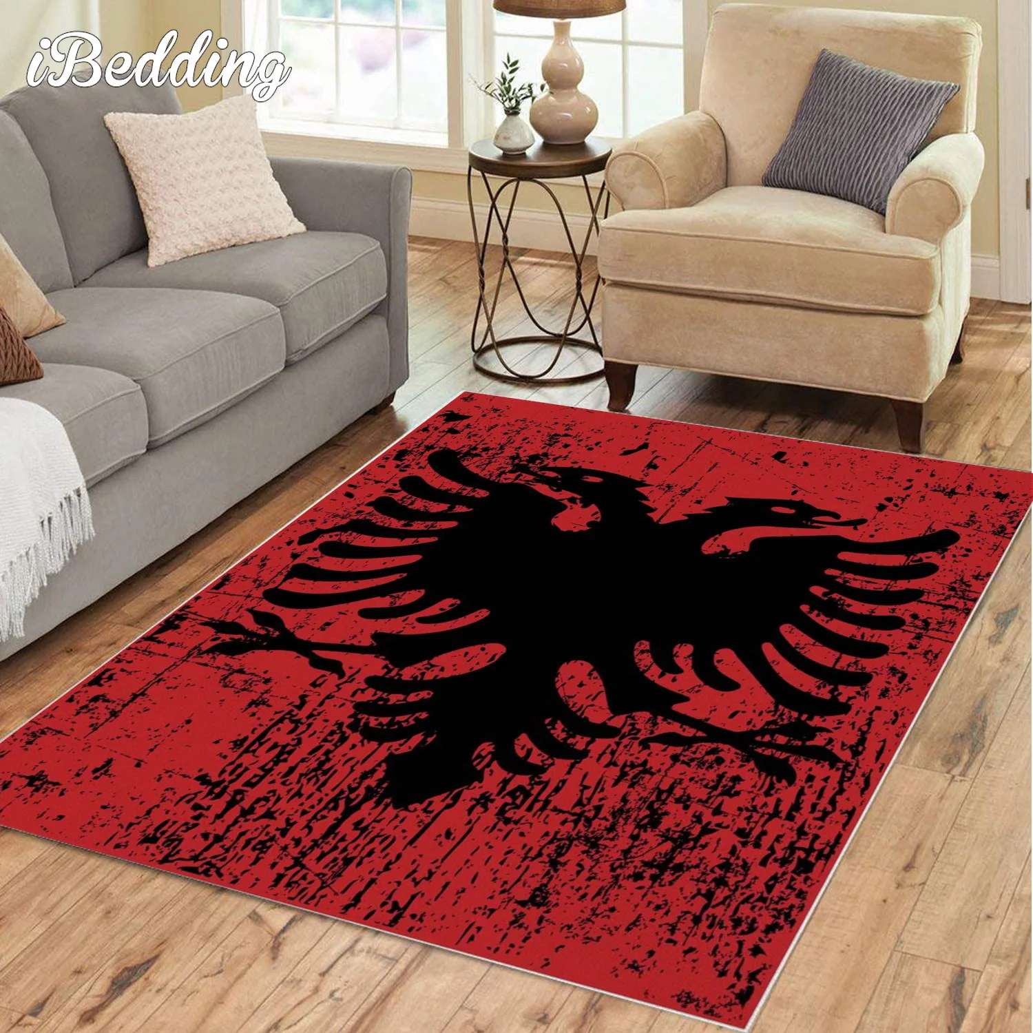 Albania Eagle Carpet Living Room 3d Large Area Rug Adult Children\'s Rug Teenager Bedroom Decor Kitchen Floor Bath Entrance Mat