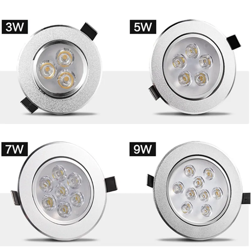 Dimmable LED downlight COB Shoot light 3w5w7w9w12w15w18w ultra bright LED ceiling household indoorIndoor lighting