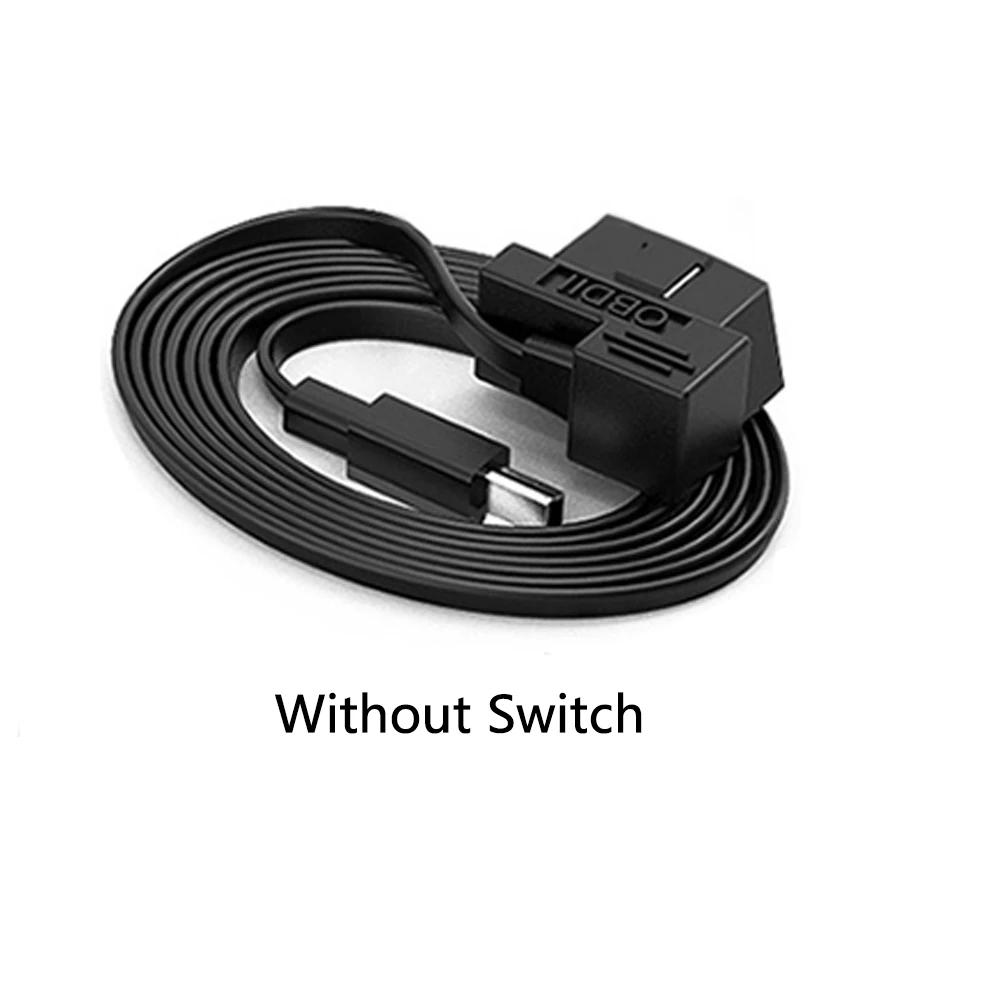 16 Pin HUD Wire Cable Head Up Display OBD Switch Cable Auto Car Wire With Switch OBD2 Driving recorder Cable 180mm