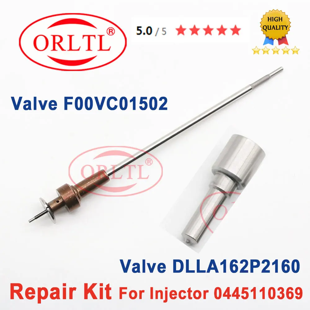 New Arrivals DLLA162P2160 Injector Repair Kits F00VC01502 Control Valve F 00V C01 517 For Injector 0445110369