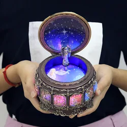 Carousel Music Box Music Box Girls European Birthday European Twelve Constellation New Year Gift  Gift for Girlfriend Boyfriend