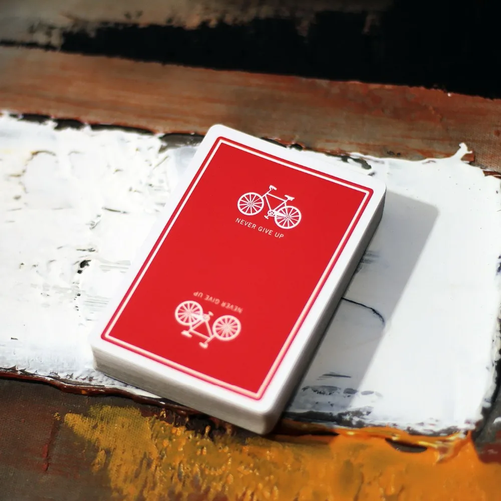 Bicycle Red Inspire Playing Cards Marked Deck USPCC Collectable Poker Magic Card Games Magic Tricks Props for Magician