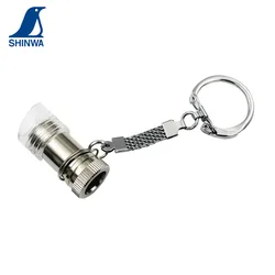 SHINWA Penguin Magnifier Glass Q Super Mini High Rate 10mm 15 times 75543 with Keychain Nice Gift Accessory 1PCS