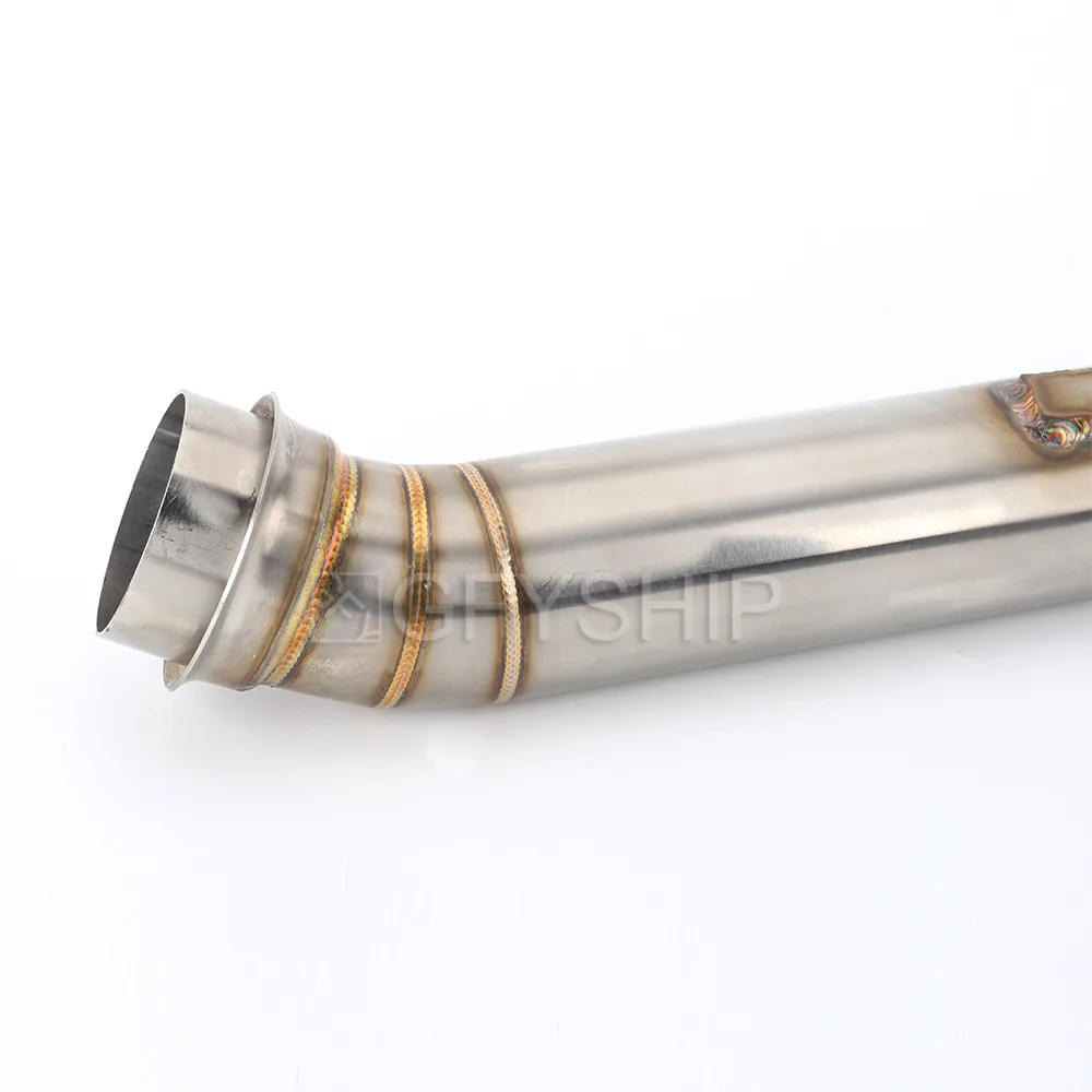 For KTM Superduke 1290 R 2014 2015 2016 1290 Super Duke R Escape Catalyst Delete Decat Pipe Exhaust Muffler Link Pipe