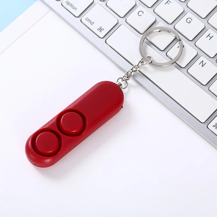 Personal Alarm Siren 120dB Keychain Emergency Alarm Security Personal Protection Devices for Women Elderly Night Workers