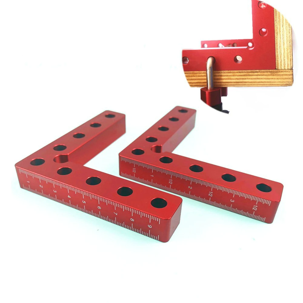 

1Set Woodworking Right Angle Positioning Clamps 90 Degrees L-Shaped Fixed Clip