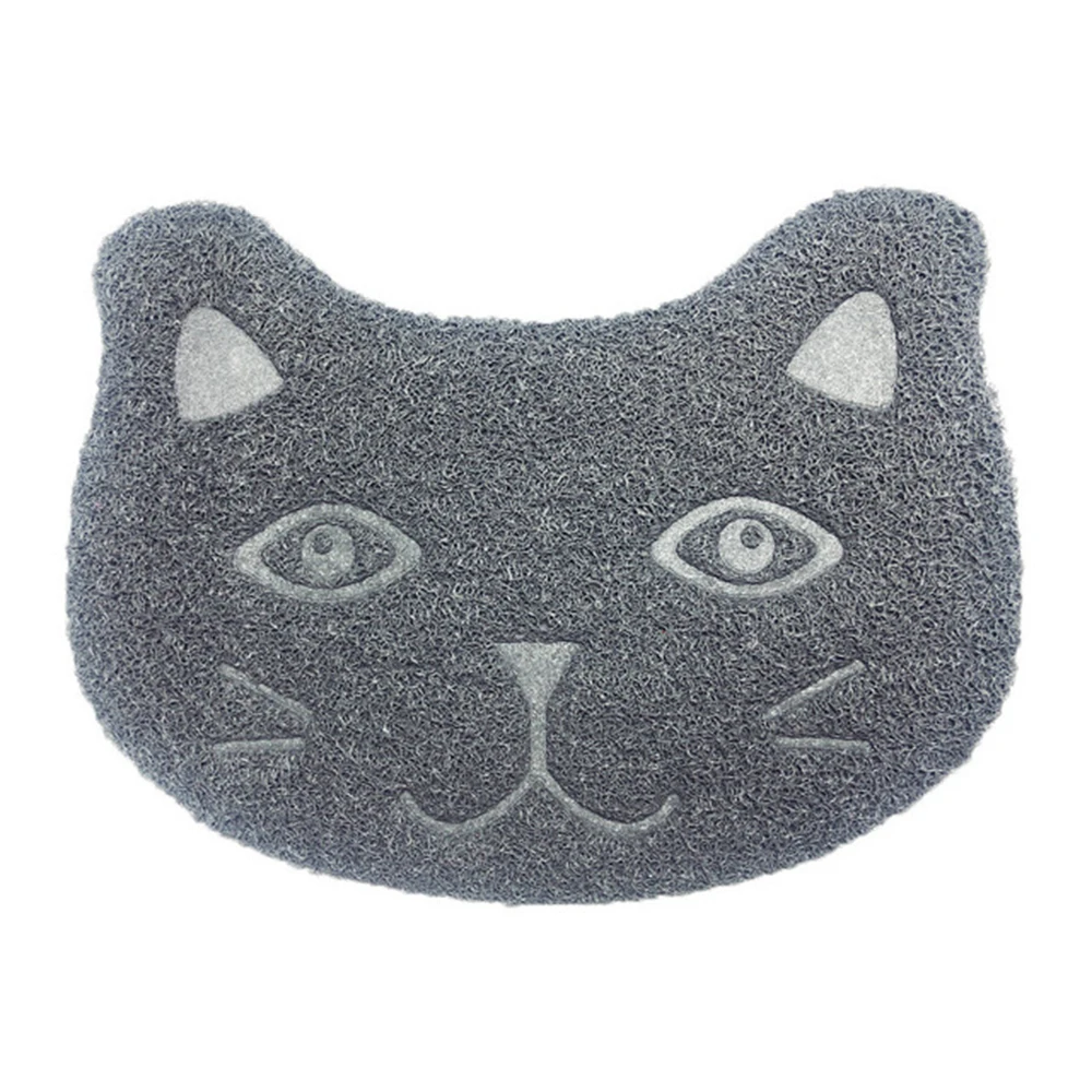 

Cat Litter Mat Pet Food Bowl Mat PVC Non-Slip Dish Placemat Kitten Bed Pads Cat Box Mat Resistance Bite Easy Clean Accessories