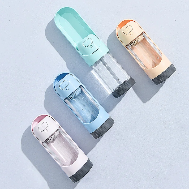 

300ml Pet Dog Portable Bowl Water Bottle Drinking For Small Medium Large Dogs Feeding Water Dispenser Cat Dogs Outdoor Bottles
