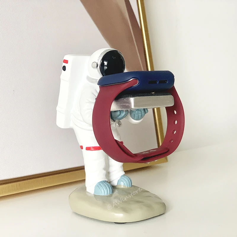 AWin|Astronaut Watch Table Stand Holder Display Storage Jewelry Holder Applicable to Apple iwatch123456se