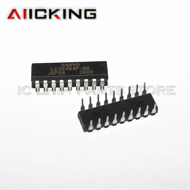 LC32464P-80 (10 pièces) LC32464P DIP18 Original DRAM page rapide mode IC Puce. En stock