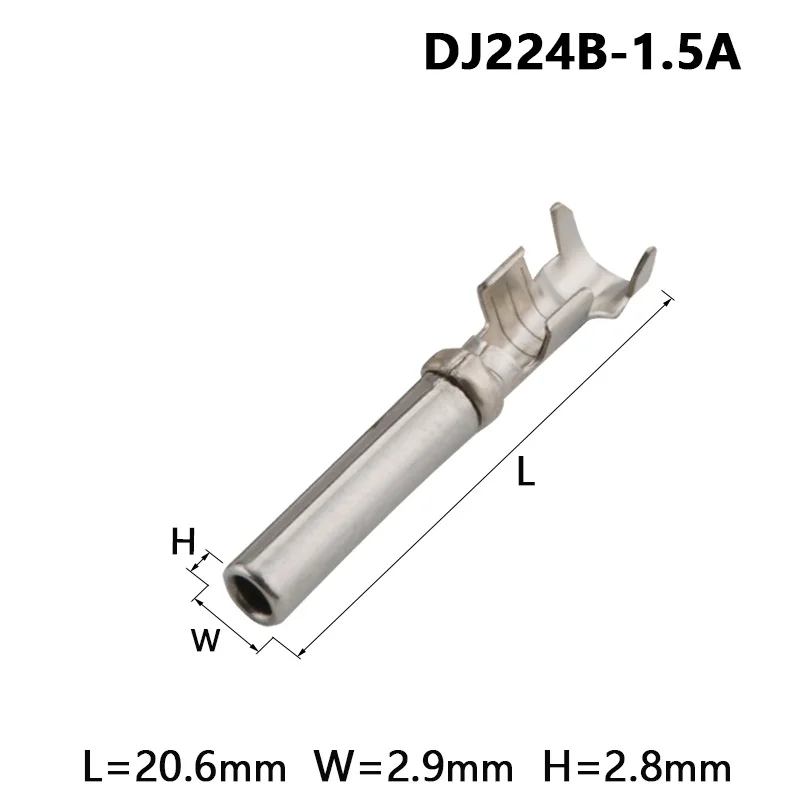 

1000 Pcs DT Deutsch Crimp Wire 1062-16-0122 Terminal Auto Connector Metal Pins For VW Audi BMW Car Engine 14-20 AWG DJ224B-1.5A