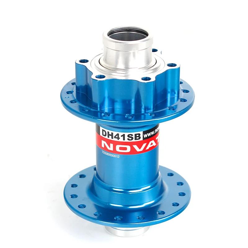 Novatec bicycle hub DH41SB  20mm cylinder shaft front flower DH speed drop front bearing hub bicycle accessories