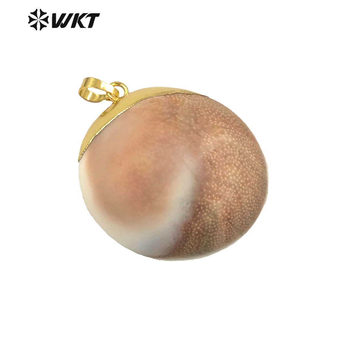 WT-JP038 hot sale!wholesale natural shell pendants hemispherical shape fantastic women jewelry 2018 new design about 45mm