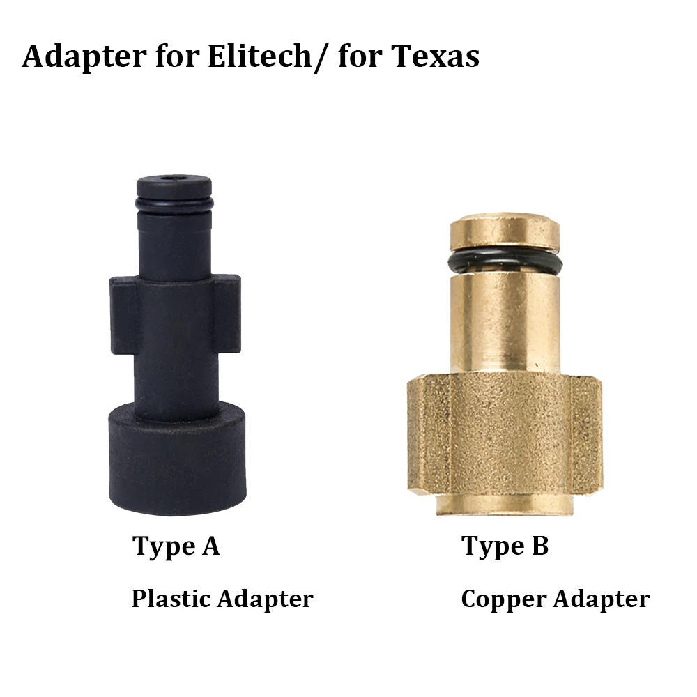 Car Washer Adapter High Pressure Soap Foamer For Elitech For Texas Foam Generator Connector For Hitachi Snow Foam Lance