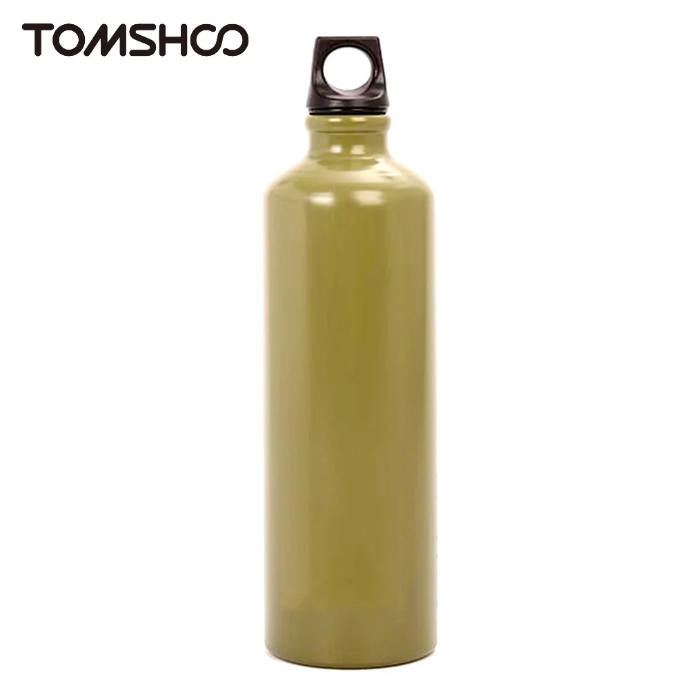 Tomshoo 750ml Outdoor Camping Petrol Keresene Gas Tank Portable Oil Fuel Bottle Storage Bottle Outdoor Indoor Camping Accessory