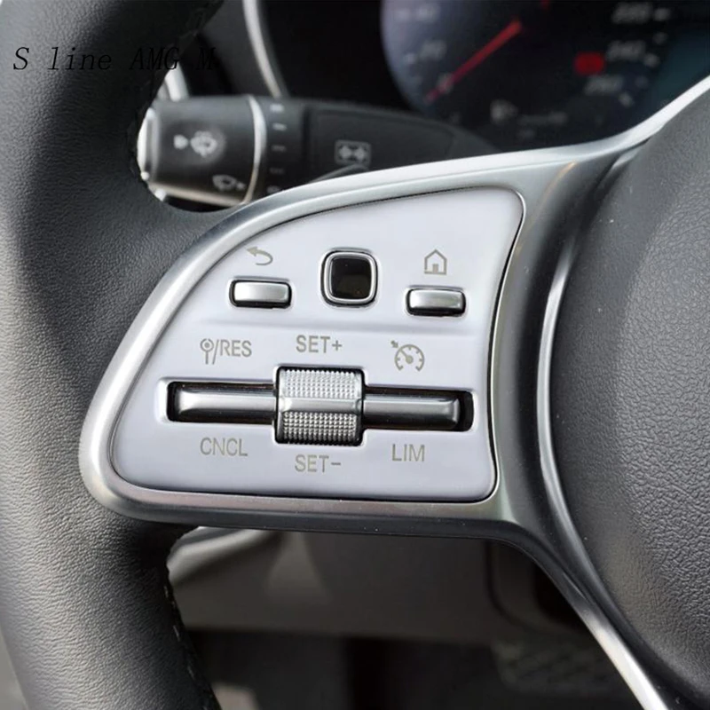 Car Styling Door Armrest Window Switch Buttons Stickers For Mercedes Benz A B C E Class W177 W205 W213 W247 W167 GLB GLS GLC GLE