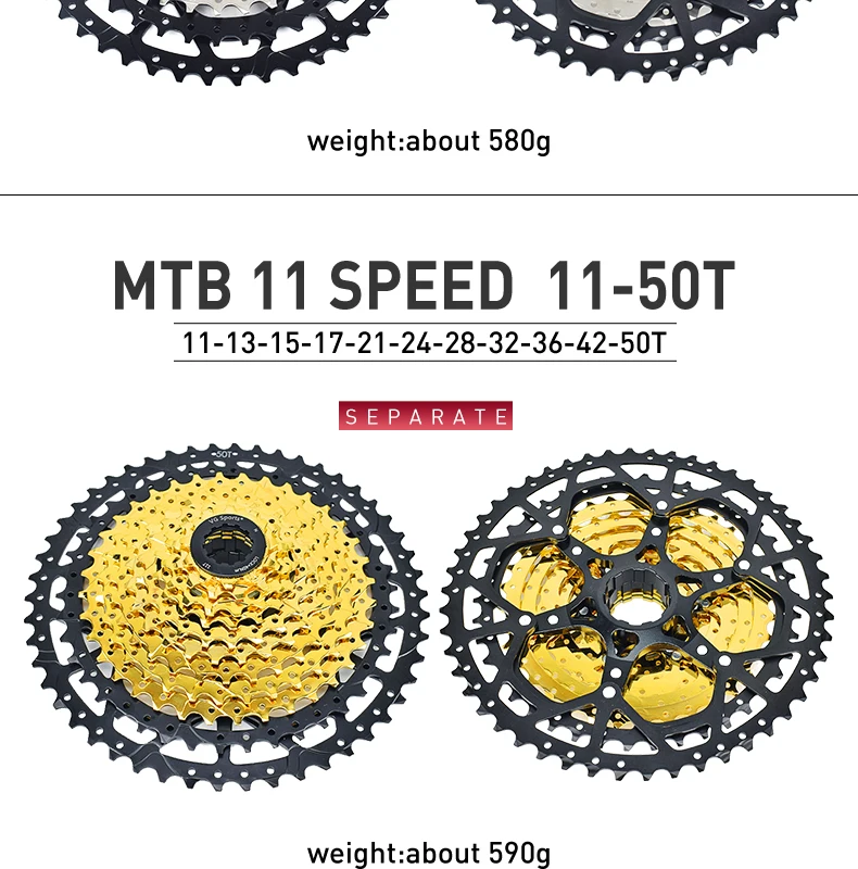 VG SPORTS 8 9 10 11 12 Geschwindigkeit Velocidade Mountainbike Separate Kassette Freilauf Halterung Kettenrad 9V 10V 11V 12V MTB Fahrrad Teile – Detail 18