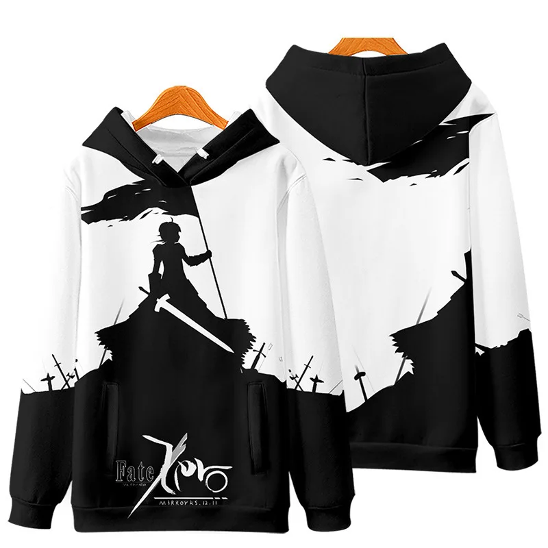 Anime Fate/Stay Night Cosplay Hoodie Women Men Harajuku Sweatshirt Fate Grand Order Pullover Hooded Jacket Casual Sportswear