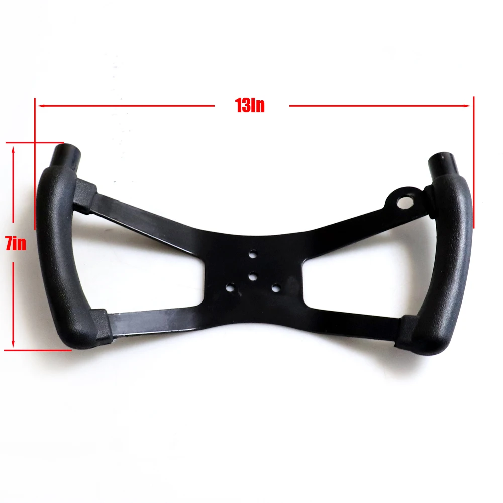 340x160 mm Go Kart Steering Wheel Butterfly Style Karting Steering Wheel For Riding Lawn Mower Racing Go Kart Parts NEW