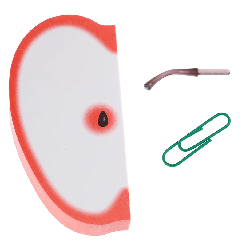 Portátil Fruit Note Memo Pads, Scratch Paper, Notepads Post, Sticky ShapeNote, 1pc