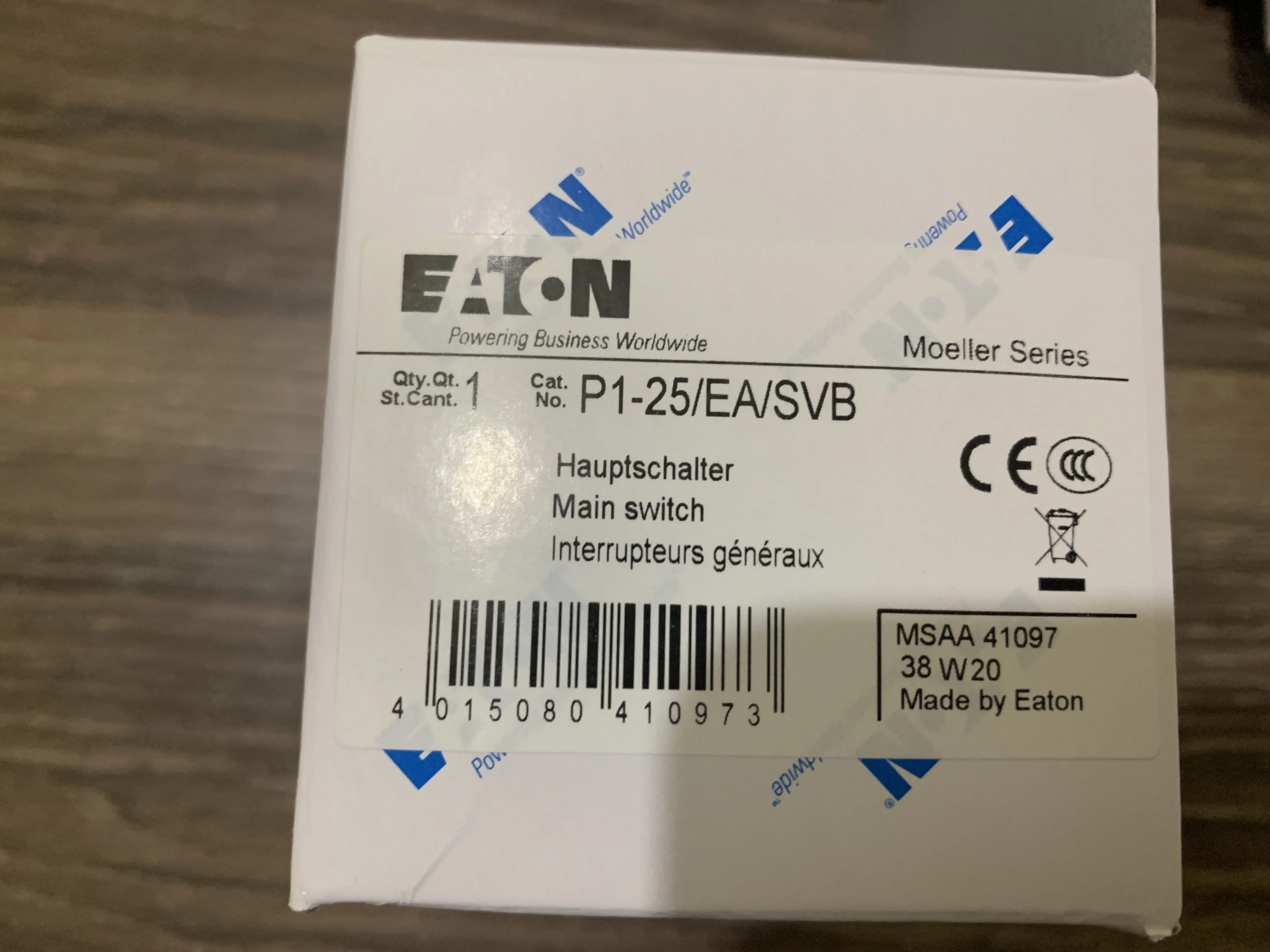 本物のP1-25/ea/svb新品オリジナル