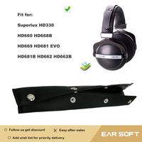 Earsoft Replacement Ear Pads Cushions for Superlux HD330 HD660 HD668B HD669 HD681 EVO HD681B HD662 HD662B Headband Accessories