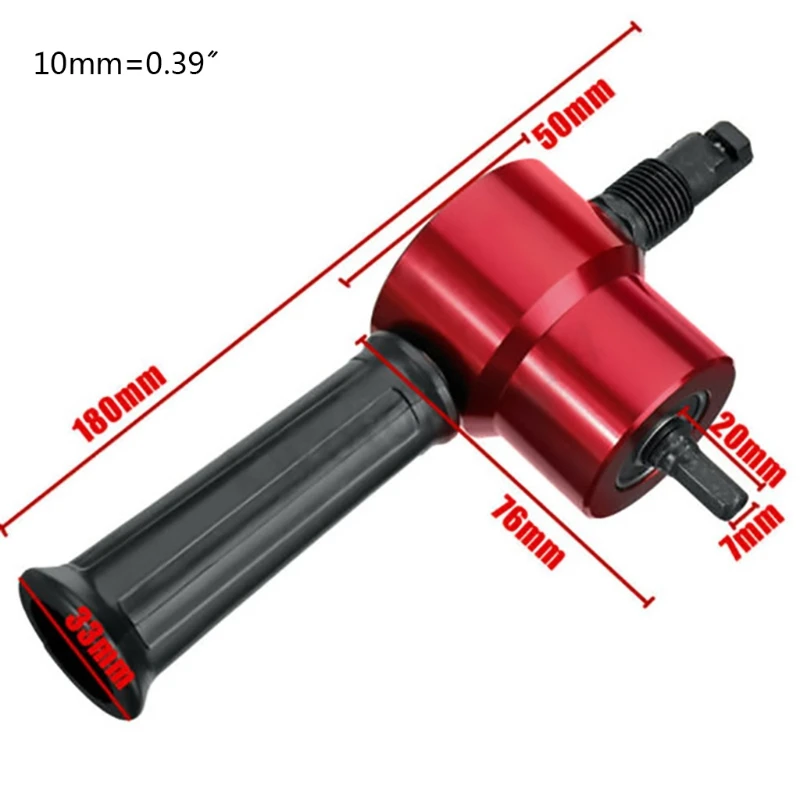 Imagem -04 - Cortador Profissional de Folha de Metal Peças para Ferramenta Profissional Corte de Metal Cabeça Dupla Cortador Broca Fixação Novo 2023