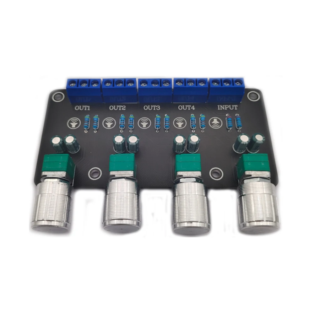 Четырехканальный басовый электронный делитель частоты linkвиц-127 NE5532, двойной оп-усилитель, предварительный усилитель без увеличения, делитель частоты