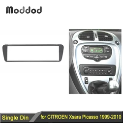 Een Din Autoradio Dashboard voor CITROEN Xsara Picasso 1999-2010 Autoradio Dash Facia Frame Surround Trim Installatie kit