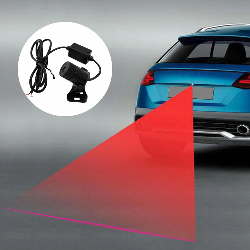 Car & Motorcycles Laser Fog Lamp Anti-Fog Rear Warning Light For KIA Hyundai Ford Mazda VW Skoda Suzuki with New Patterns