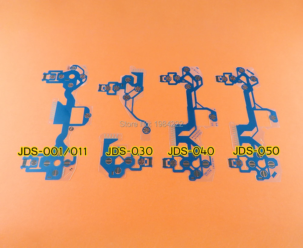 Câble flexible de réparation de Joystick, 3 pièces, Film conducteur pour PS4 Pro Slim JDS JDM 001 011 030 040 050 JDS-055
