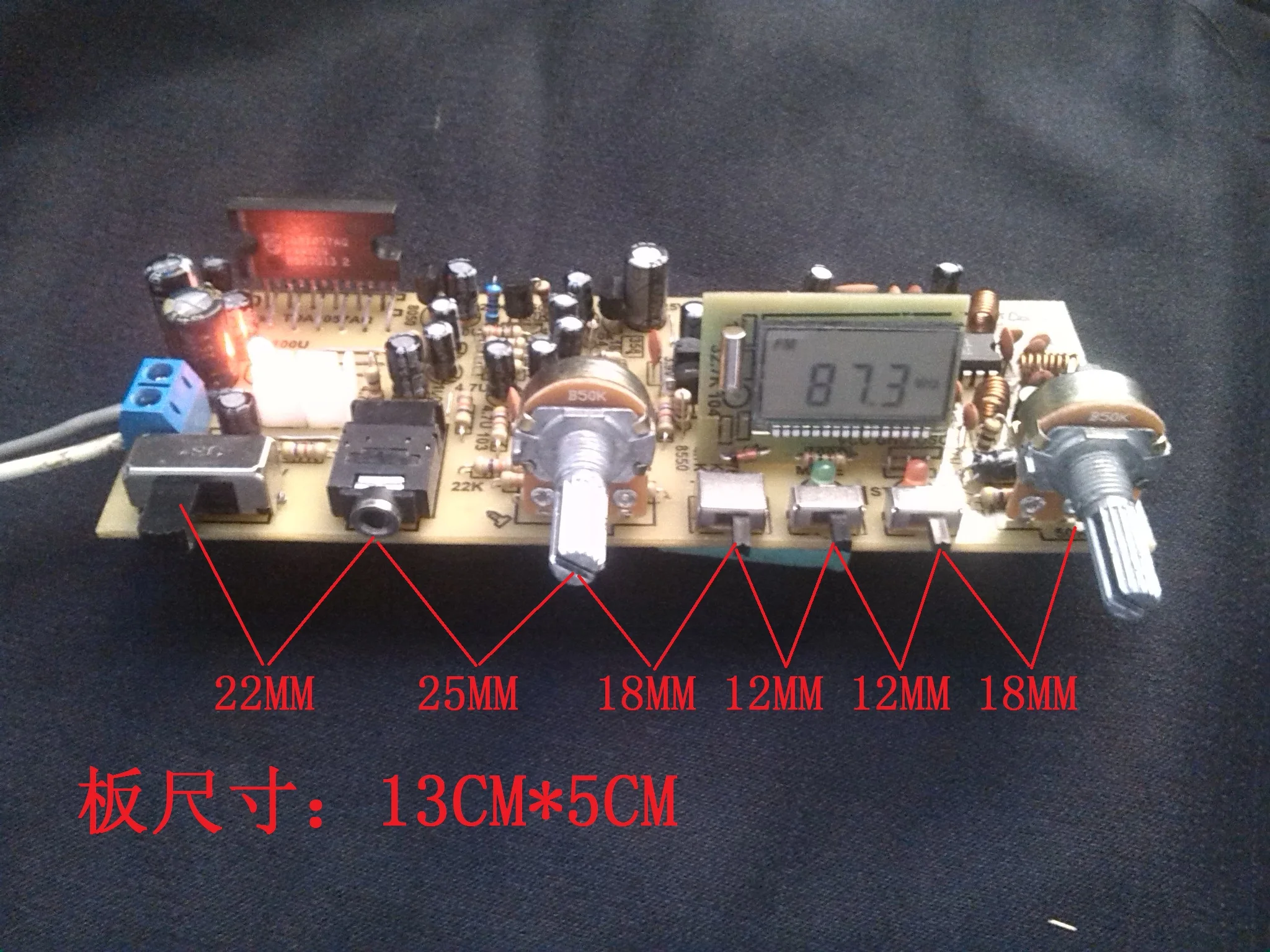 Stereo Radio Board FM High Quality Radio Board Ta8122 Radio Board Ta2111 Radio Board