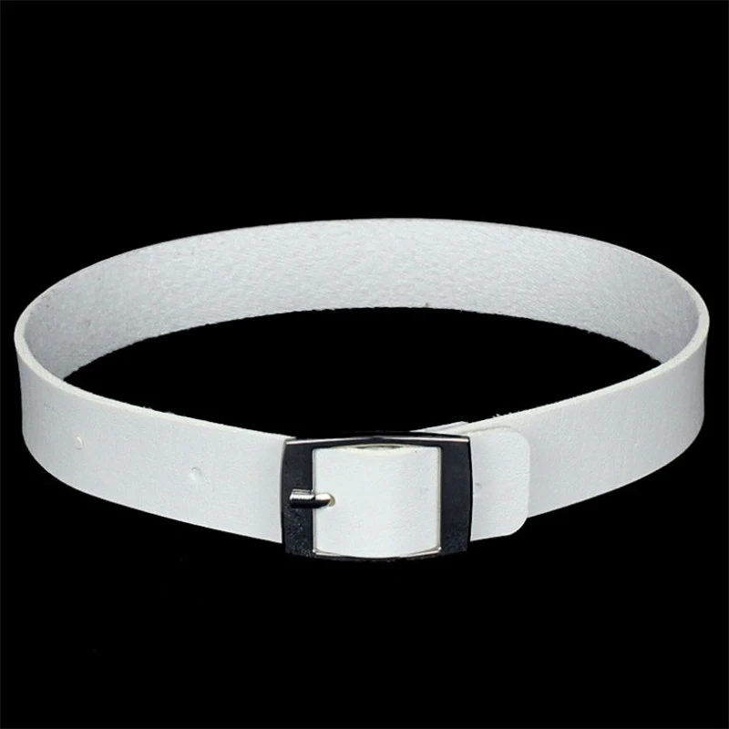Women Black Punk Choker Collar Necklace Pu Leather Goth Belt Choker Necklace Pendientes Party Club Sexy Gothic Femme Jewelry