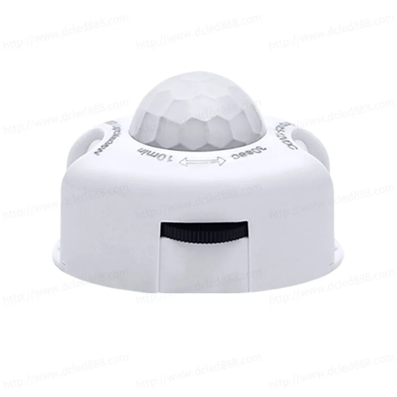 HoneyFly Motion Sensor Switch 30sec-10min Time Delay Adjustable DC5-24V Infrared Sensor Light Switch Auto On/off 3-5m